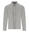 C.p. Company Broken Drizzle Grey Overshirt