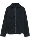 C.p. Company Cp Company Brushed And Emerized Diagonal Fleece Hooded Utility Sweatshirt