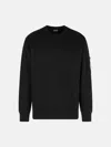 C.p. Company 'brushed' Black Cotton Sweatshirt