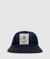C.p. Company Cp Company Denim 3/1 Bucket Hat In Denim-normal Washed 40�