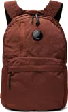 Shop C.p. Company Burgundy Nylon B Lens Backpack In 598 Sable