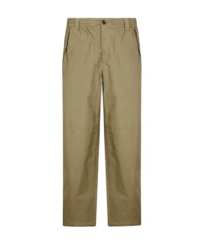 C.P. COMPANY BUTTON-FASTENING DRAWSTRING TROUSERS