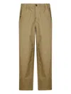 C.p. Company Button-fastening Drawstring Trousers In Neutral