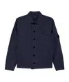C.p. Company Button-up Shirt Jacket In Blue
