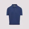 C.p. Company C.p.company Buttoned Knit Polo In Oceana