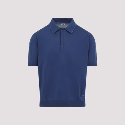 C.P. COMPANY BUTTONED KNIT POLO