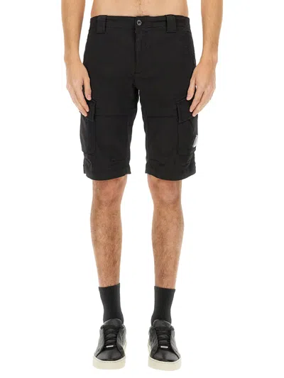 C.p. Company C. P. Company Bermuda Cargo In Black