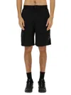 C.p. Company C.p.company Bermuda With Logo In Black