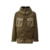 C.p. Company C.p.company Lead Grey Bitm Nylon Goggle Jacket In Green/grey