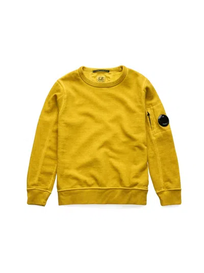 C.p. Company C. P. Company Boys' Classic Crew Neck Mini Sweatshirt In Yellow