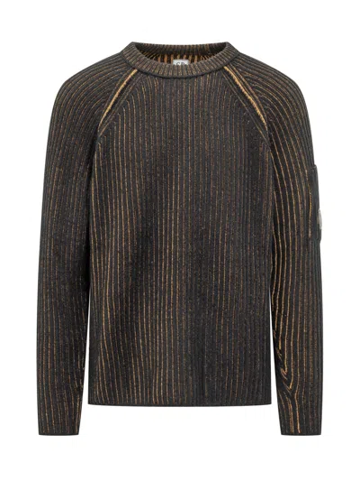 C.p. Company C. P. Company Buckthorn Brown Crewneck Fleece