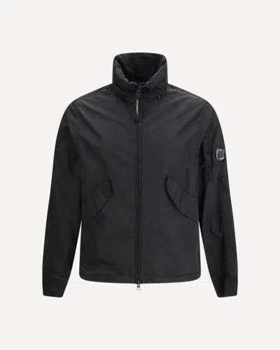 C.p. Company C. P. Company Chrome-r Lens Short Jacket In Black