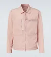 C.p. Company C. P. Company Chrome-r Technical Overshirt In Pink