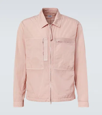 C.p. Company C. P. Company Chrome-r Technical Overshirt In 520 Misty Rose