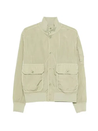 C.p. Company C. P. Company `chrome-r` Button Bomber Jacket In Brown