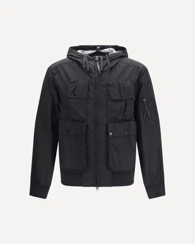 C.p. Company C. P. Company Chrome-r Goggle Jacket In Black