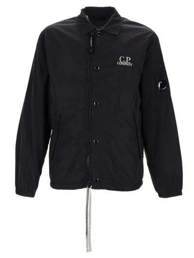 C.p. Company C. P. Company Lightweight Sports Jacket For Men In Black