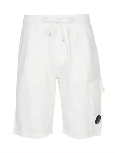 C.p. Company C. P. Company Classic Mini Shorts For Men In White