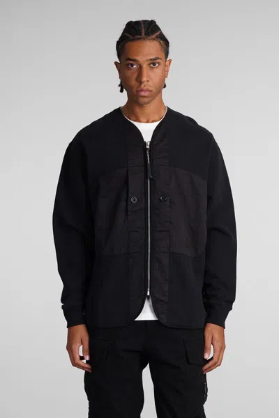 C.p. Company Casual Jacket In Black Cotton