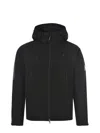 C.p. Company Shell-r Goggle Jacket Drawstring Detail In Black