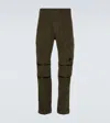C.p. Company Corduroy Straight Pants In Green