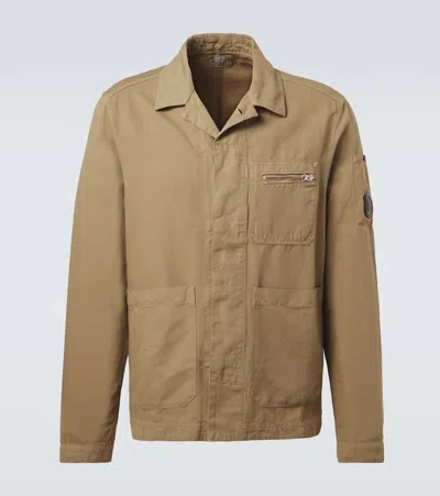 C.P. COMPANY C. P. COMPANY COTTON AND LINEN OVERSHIRT