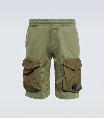 C.p. Company Shorts Aus Baumwoll-jersey In 648