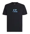 C.p. Company Logo Short-sleeved T-shirt In Navy