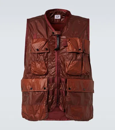 C.p. Company C. P. Company Cs Ii Logo Technical Vest In Sable