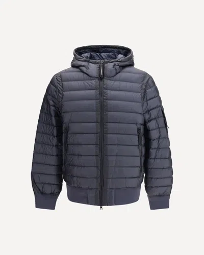 C.p. Company C. P. Company D. D. Shell Hooded Down Jacket In Blue