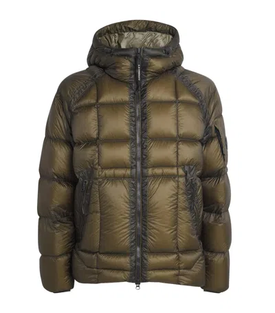 C.p. Company D.d. Shell Ripstop Puffer Jacket In Green