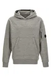 C.p. Company Casual Hooded Sweatshirt With Front Pocket In Gray