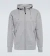 C.p. Company C. P. Company Goggle Cotton Fleece Hoodie In Grey
