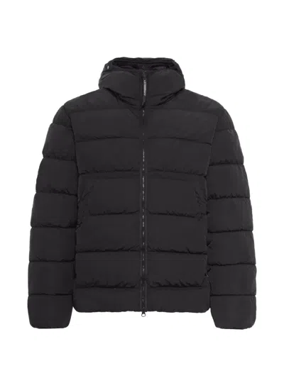 C.p. Company C. P. Company Goggle Down Jacket With Chrome R Finish In Black