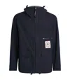 C.p. Company C.p.company Men Goggle 50 Yarns Jacket With Hood In Navy
