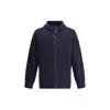 C.p. Company Diagonal Raised Fleece Google Zipped Sweatshirt