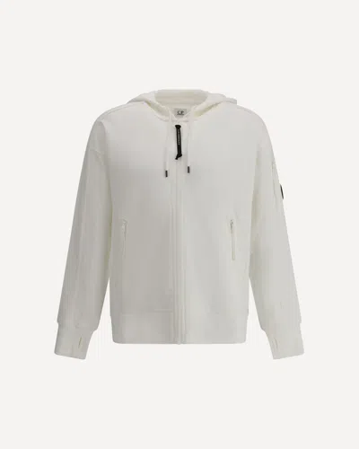 C.p. Company C. P. Company Hoodie With Zipper In White