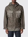C.p. Company C.p.company Lead Grey Bitm Nylon Goggle Jacket In Brown