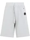 C.p. Company Relaxed Fit Shorts With Adjustable Drawstring In Blue