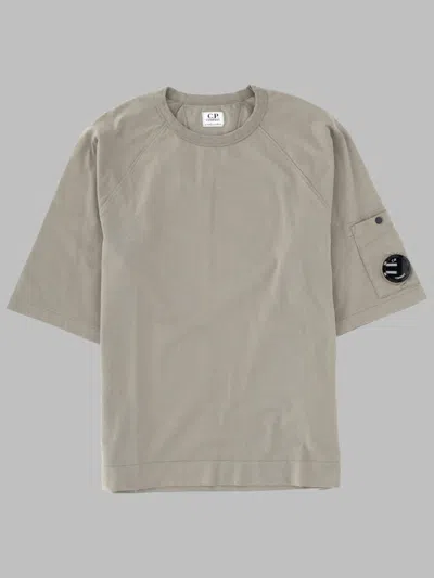 C.p. Company C. P. Company Kids 100% Cotton T-shirt For Fall/winter 2025 In Grey