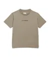 C.p. Company C. P. Company Kids Cotton Logo T-shirt In Gray