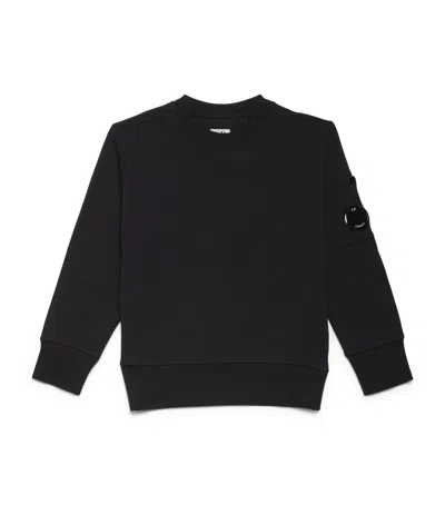 C.p. Company C. P. Company Kids Goggle-detail Sweatshirt In Black
