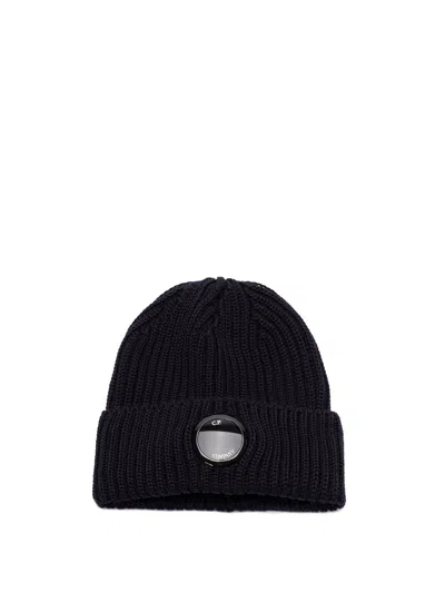 C.p. Company C. P. Company `lens` Beanie In Blue