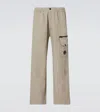 C.p. Company C. P. Company Lens Cotton Cargo Pants In Grün