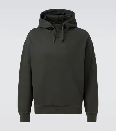 C.p. Company Lens Cotton Fleece Hoodie