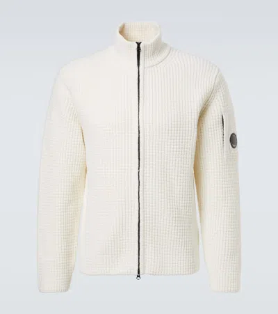 C.p. Company Wool-blend Jacket In Neutral