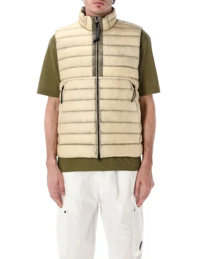 C.p. Company Dd Shell Down Matte Down Vest In Multi