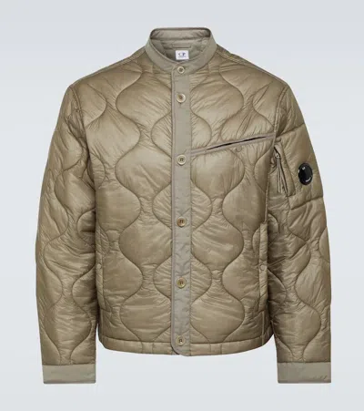 C.p. Company Liner Quilted Jacket In Green