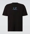 C.p. Company Logo Short-sleeved T-shirt In Black