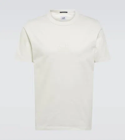 C.p. Company Logo Cotton T-shirt In White